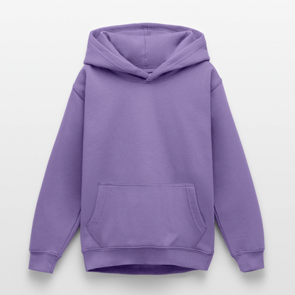 Teenager Hoodie - personalisierbare Vorder- und Rückseite - Lavendel