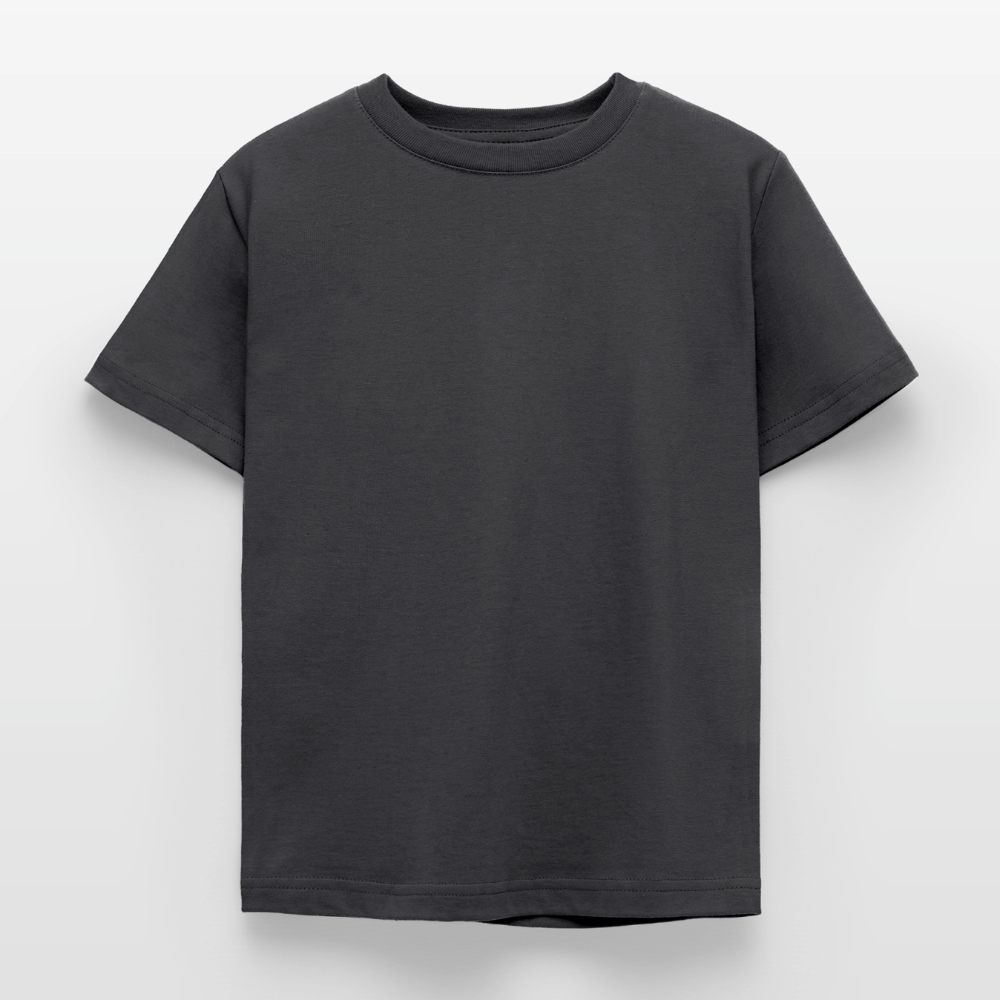 Kinder T-Shirt - personalisierbare Vorder- und Rückseite - Dunkelgrau