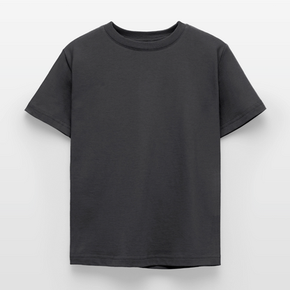 Kinder T-Shirt - personalisierbare Vorder- und Rückseite - Dunkelgrau