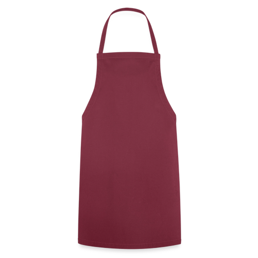 Kochschürze 100 % Baumwolle - personalisierbar - Bordeaux