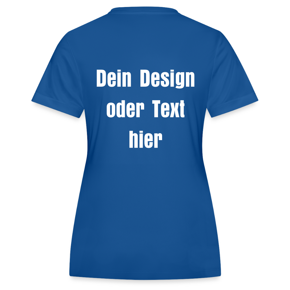 JAKO Frauen Trikot Team - personalisierbare Vorder- und Rückseite - Royalblau