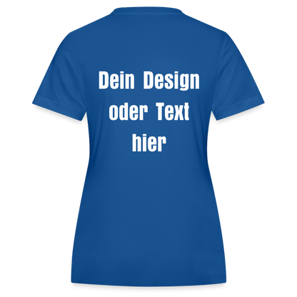 JAKO Frauen Trikot Team - personalisierbare Vorder- und Rückseite - Royalblau