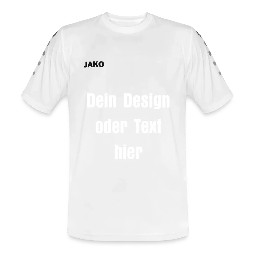 JAKO Männer Trikot Team - personalisierbare Vorder- und Rückseite - Weiß