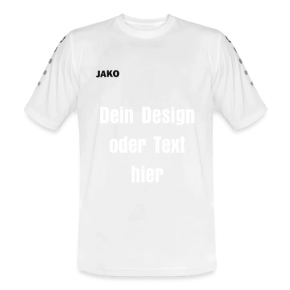 JAKO Männer Trikot Team - personalisierbare Vorder- und Rückseite - Weiß