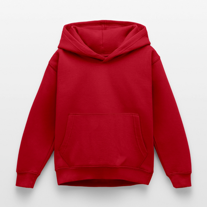 Kinder Hoodie - personalisierbare Vorder- und Rückseite - Rot