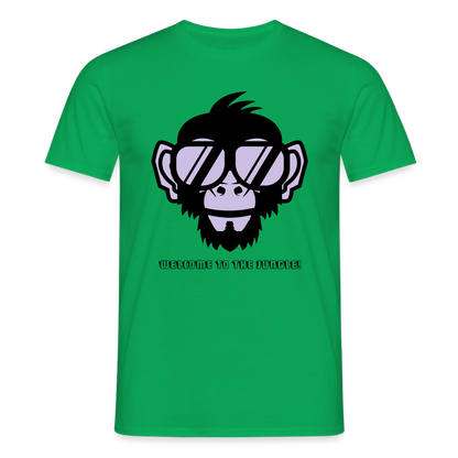 "Welcome to the Jungle" Motiv-T-Shirt für Männer - Kelly Green