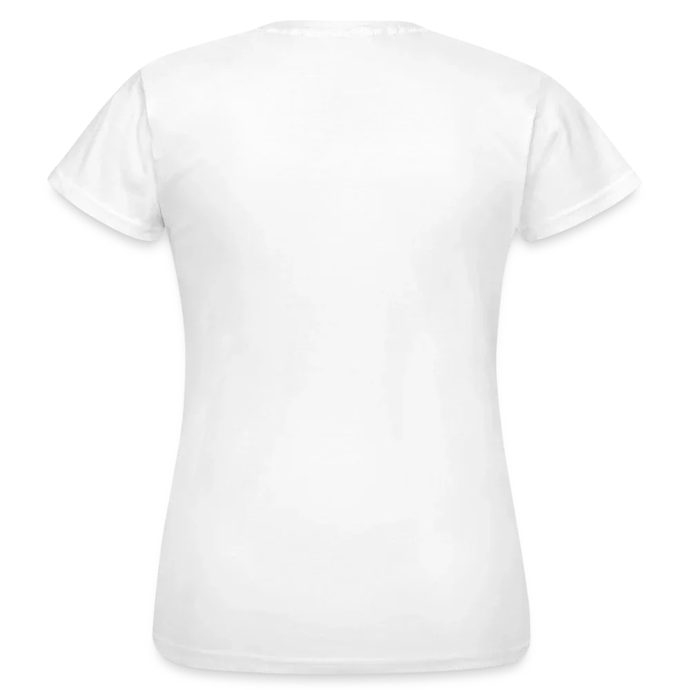 Frauen T-Shirt - personalisierbare Vorder- und Rückseite - Weiß