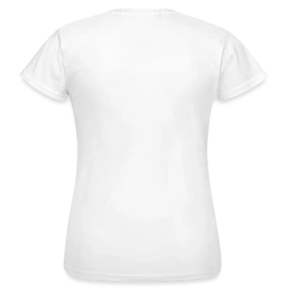 Frauen T-Shirt - personalisierbare Vorder- und Rückseite - Weiß