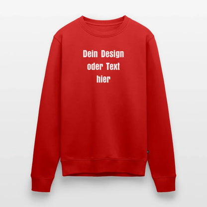 Männer Premium Pullover - personalisierbar - Rot