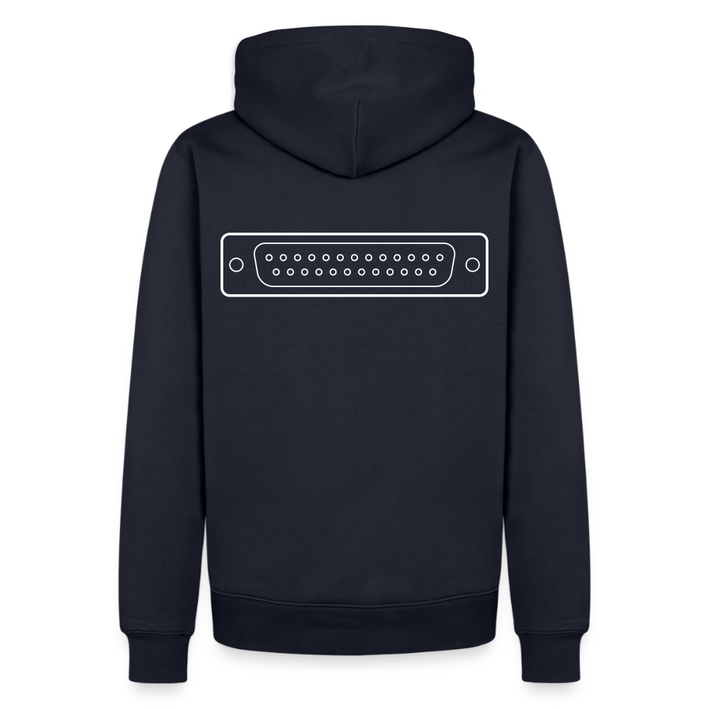 DB-25 LPT1 Retro Hoodie für Herren - Navy