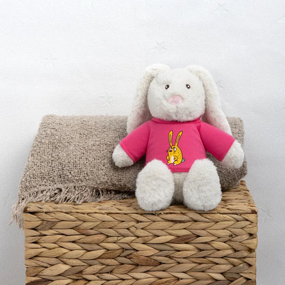 MiniFeet® RecycelHase® Creme - personalisierbar - Pink