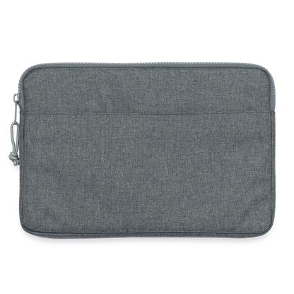 Laptoptasche passend für bis zu 13 Zoll Laptopgröße - personalisierbar - Grau meliert