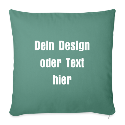 Sofakissenbezug 44 x 44 cm - personalisierbar - Tanngrün
