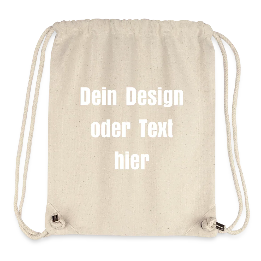 Stanley/Stella recycelter Gym Bag - personalisierbar - Naturweiß