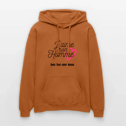 Kuschel-Hoodie "Valentine" für Frauen – personalisierbar & weich - Athletic Orange