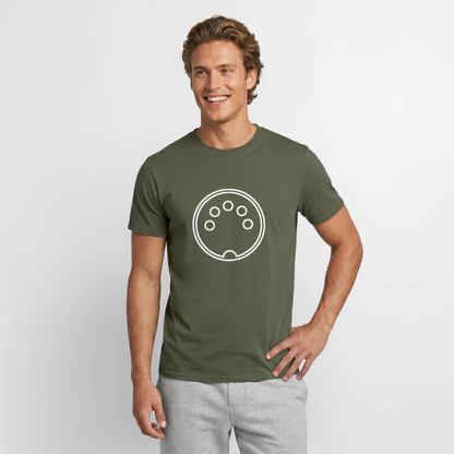 "DIN 41524" Motiv-T-Shirt für Männer, Farbe Militärgrün