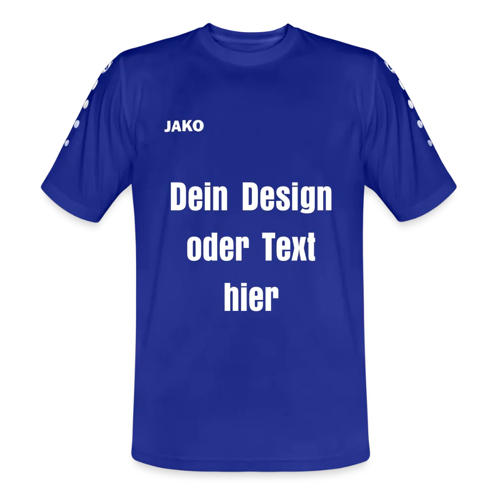 JAKO Männer Trikot Team - personalisierbare Vorder- und Rückseite - Royalblau