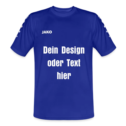 JAKO Männer Trikot Team - personalisierbare Vorder- und Rückseite - Royalblau