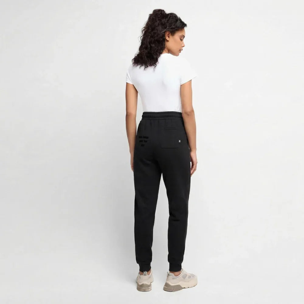 Frauen Premium Bio Jogginghose - personalisierbar - Schwarz