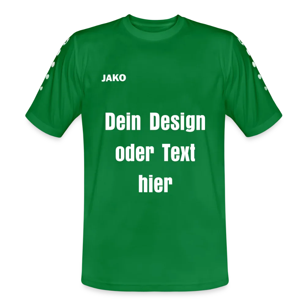 JAKO Männer Trikot Team - personalisierbare Vorder- und Rückseite - Kelly Green