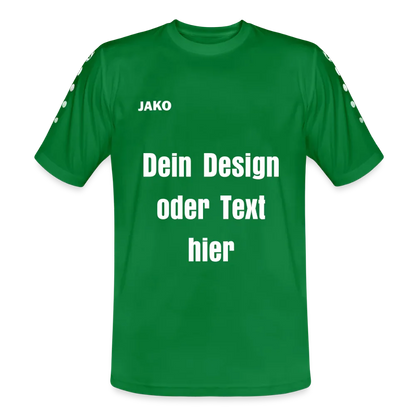 JAKO Männer Trikot Team - personalisierbare Vorder- und Rückseite - Kelly Green
