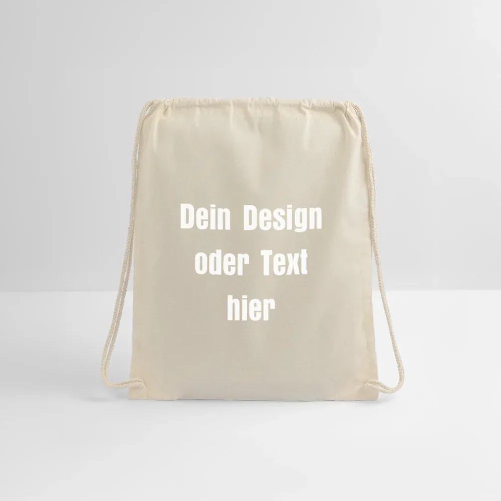 Turnbeutel - personalisierbar - Natur