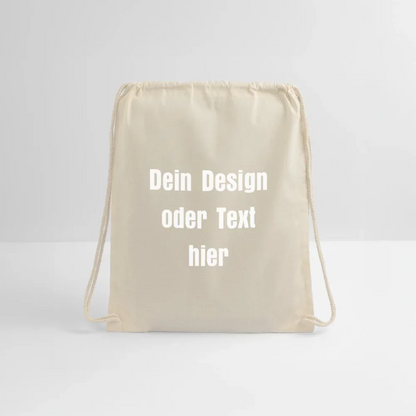 Turnbeutel - personalisierbar - Natur