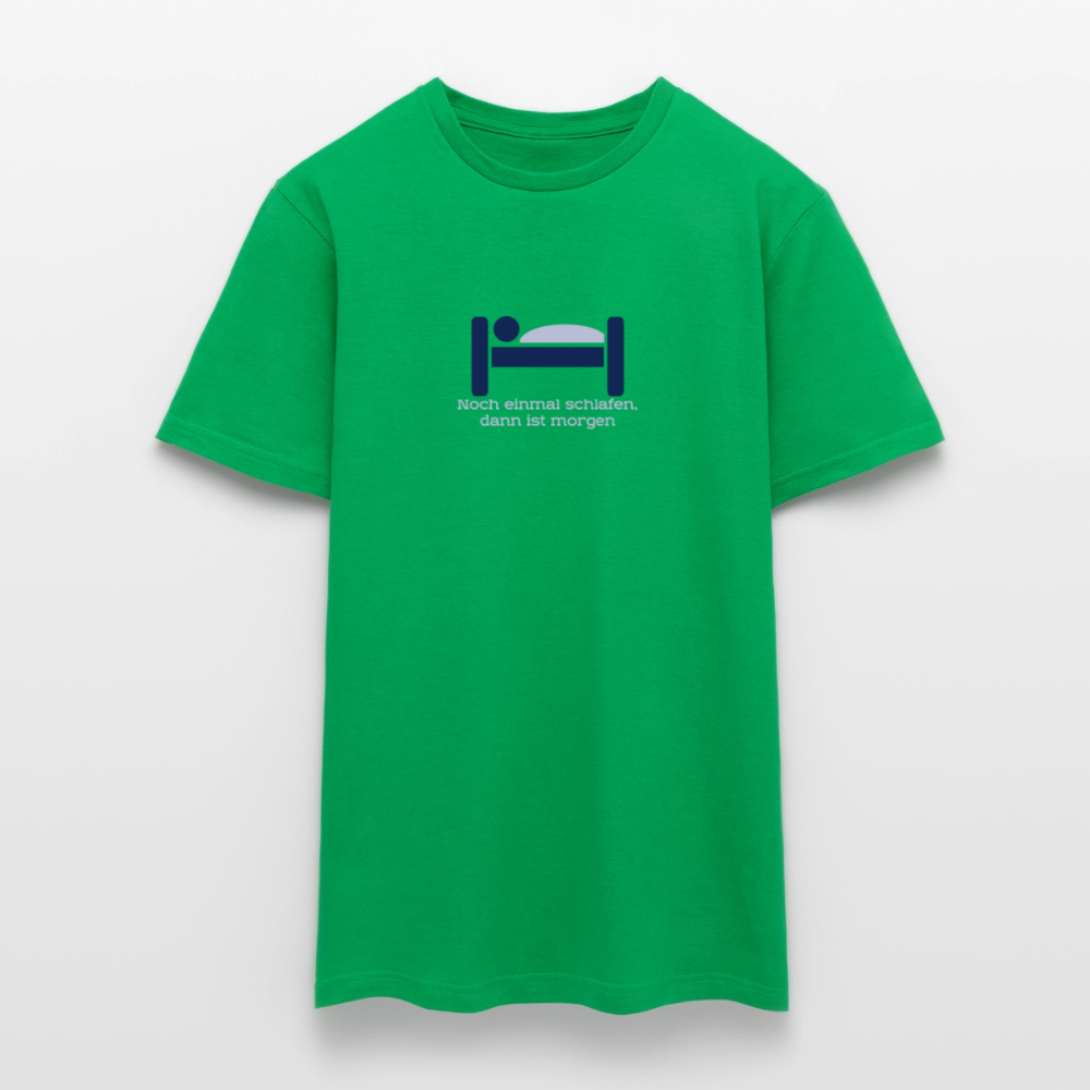 "Schlafen" Motiv-T-Shirt für Männer - Kelly Green