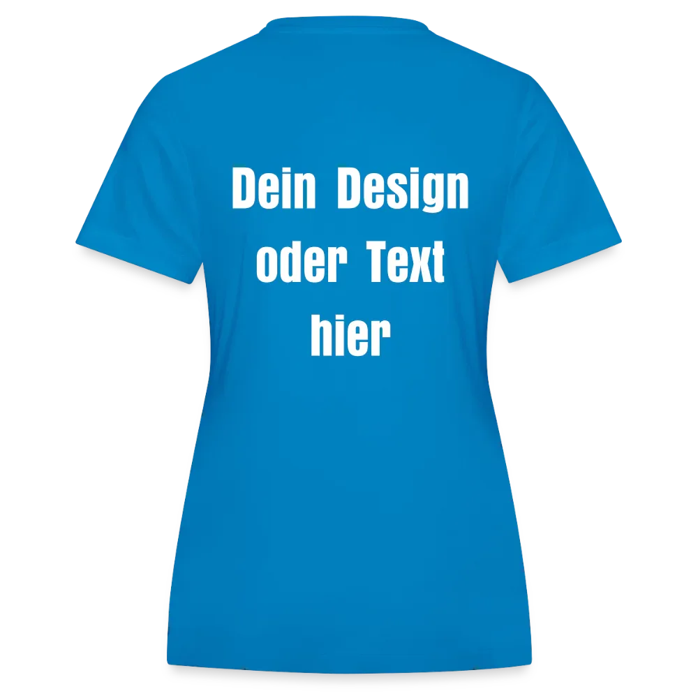 JAKO Frauen Trikot Team - personalisierbare Vorder- und Rückseite - Saphirblau