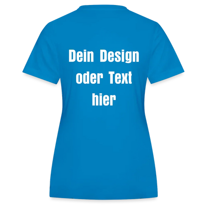 JAKO Frauen Trikot Team - personalisierbare Vorder- und Rückseite - Saphirblau