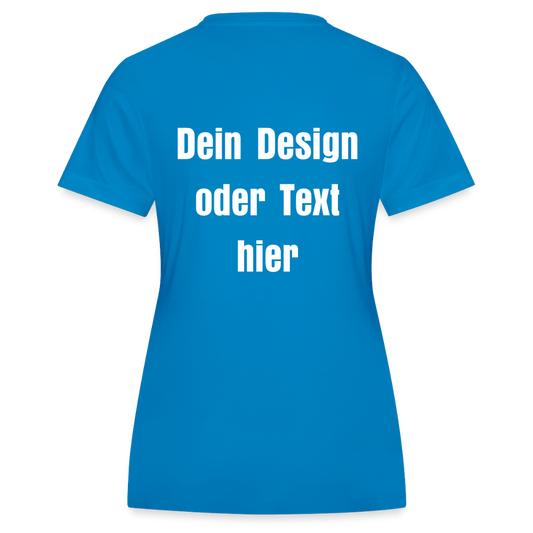 JAKO Frauen Trikot Team - personalisierbare Vorder- und Rückseite - Saphirblau