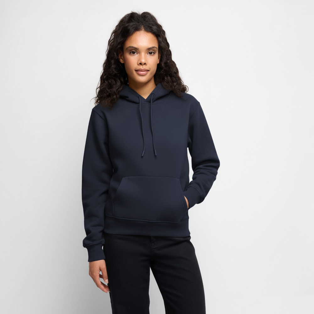 Frauen Premium Hoodie - personalisierbare Vorder- und Rückseite - Navy
