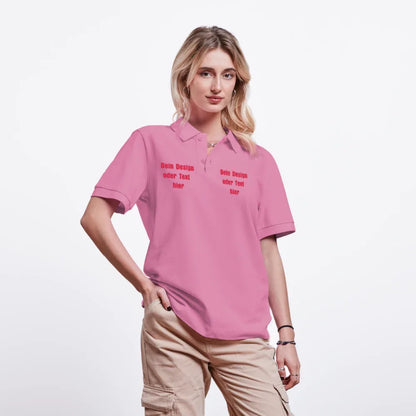 Stanley/Stella Unisex Bio-Poloshirt PREPSTER - personalisierbar - Blasenrosa