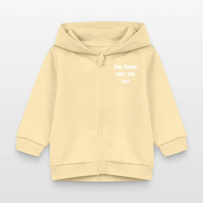 Stanley/Stella Bio Zip Hoodie BABY CONNECTOR - personalisierbar - Creme