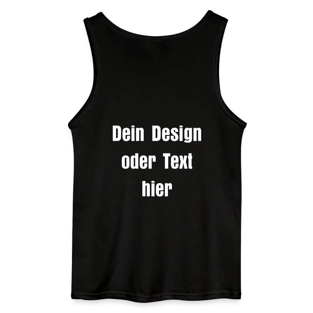 Gildan Männer Tank Top - personalisierbar - Schwarz