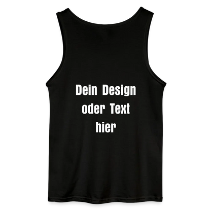 Gildan Männer Tank Top - personalisierbar - Schwarz