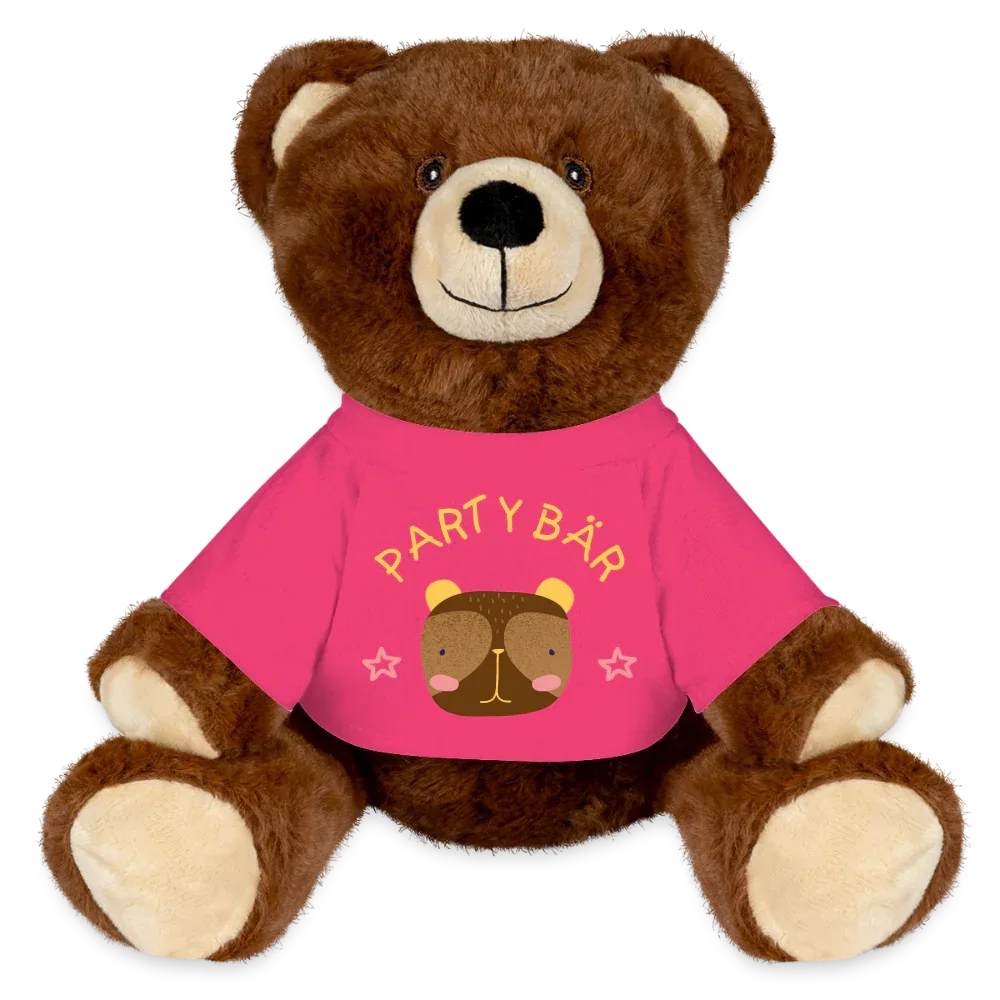 MiniFeet® RecycelBär® Braun - personalisierbar - Pink