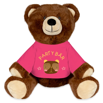 MiniFeet® RecycelBär® Braun - personalisierbar - Pink