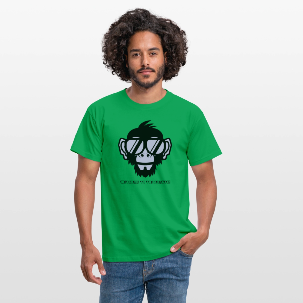 "Welcome to the Jungle" Motiv-T-Shirt für Männer - Kelly Green