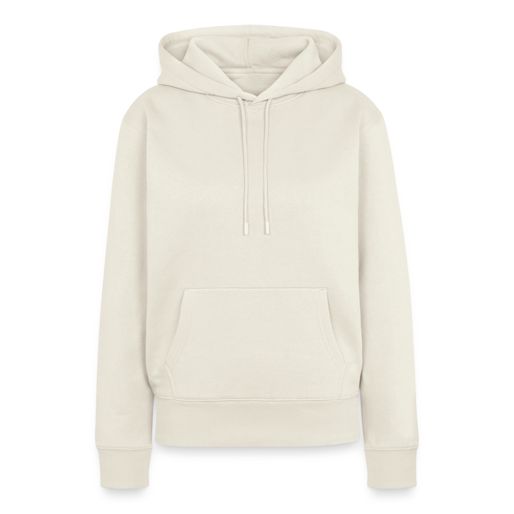 Frauen Premium Hoodie - personalisierbare Vorder- und Rückseite - Naturweiß