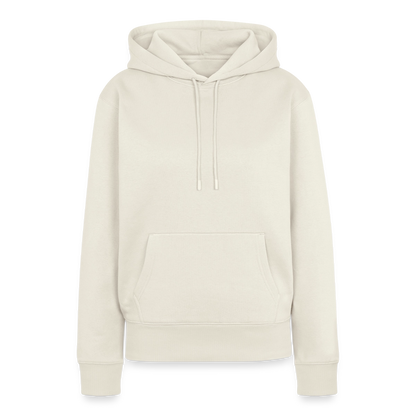 Frauen Premium Hoodie - personalisierbare Vorder- und Rückseite - Naturweiß