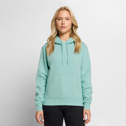 Frauen Premium Hoodie - personalisierbare Vorder- und Rückseite - Mint 