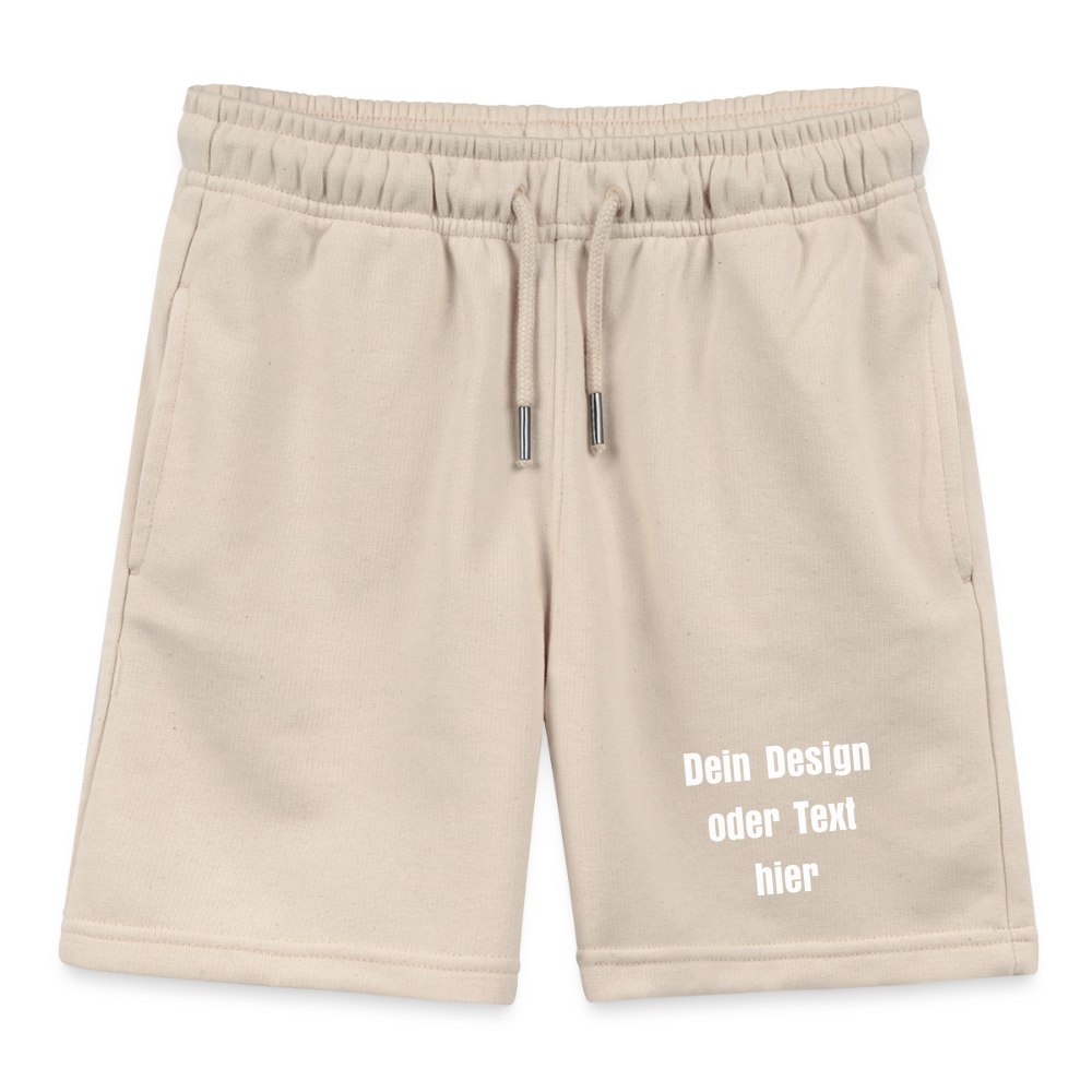 Stanley/Stella Kinder Bio-Joggingshorts MINI BOLTER - personalisierbar - Natur