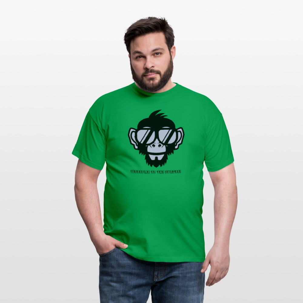 "Welcome to the Jungle" Motiv-T-Shirt für Männer - Kelly Green