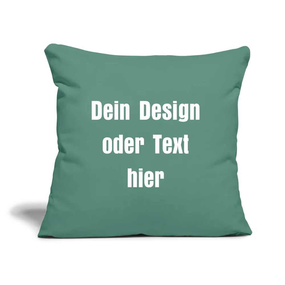 Sofakissen mit Füllung 44 x 44 cm - personalisierbar - Tanngrün