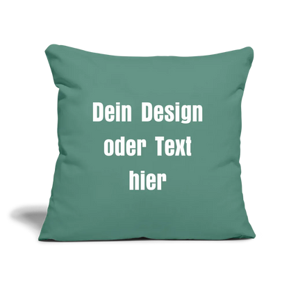 Sofakissen mit Füllung 44 x 44 cm - personalisierbar - Tanngrün