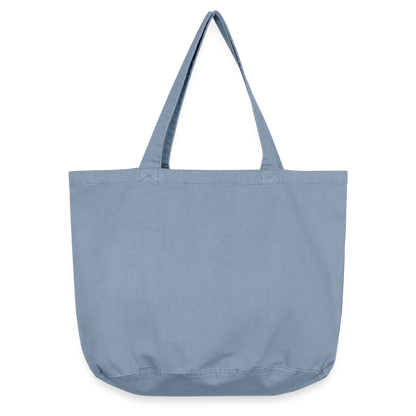 Vintage-Washed Shopper / Einkaufstasche im Vintage Stil - personalisierbar - vintage light blue