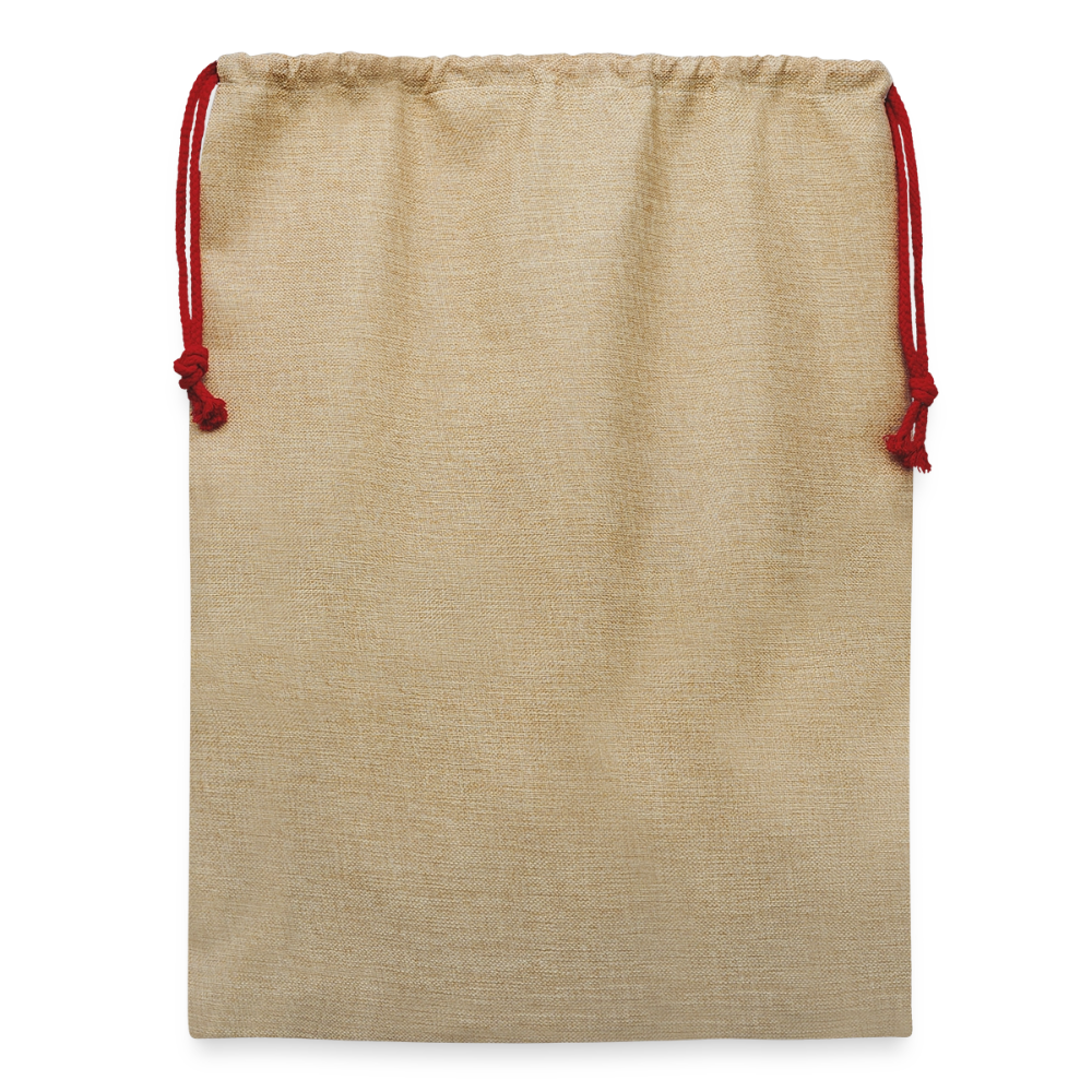 Jute Weihnachtssack - Beige