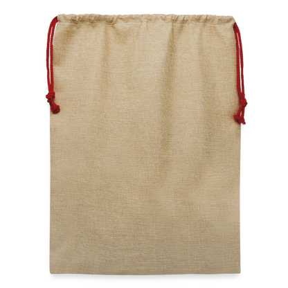 Jute Weihnachtssack - Beige