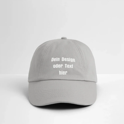 Baseballkappe - personalisierbar - Grau